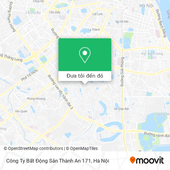 Bản đồ Công Ty Bất Động Sản Thành An 171