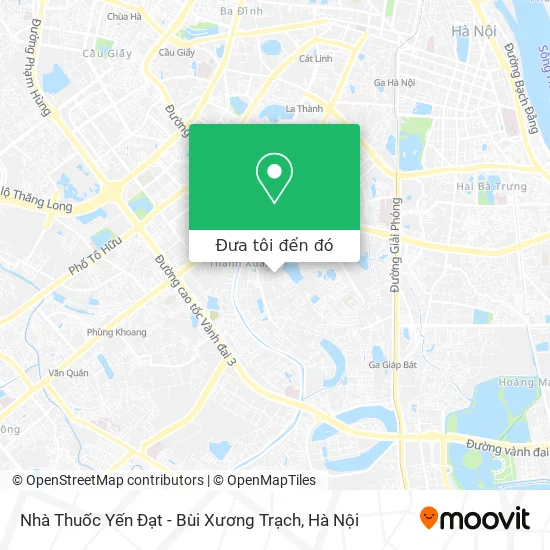 Bản đồ Nhà Thuốc Yến Đạt - Bùi Xương Trạch
