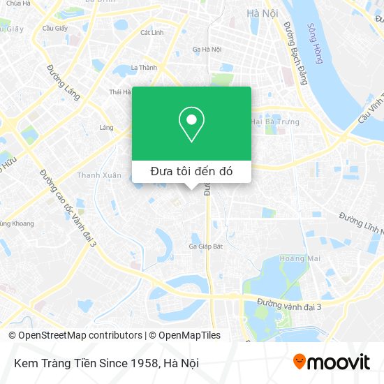 Bản đồ Kem Tràng Tiền Since 1958