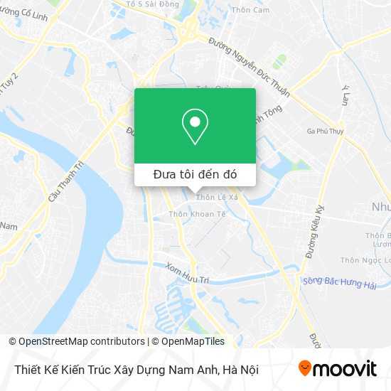 Bản đồ Thiết Kế Kiến Trúc Xây Dựng Nam Anh