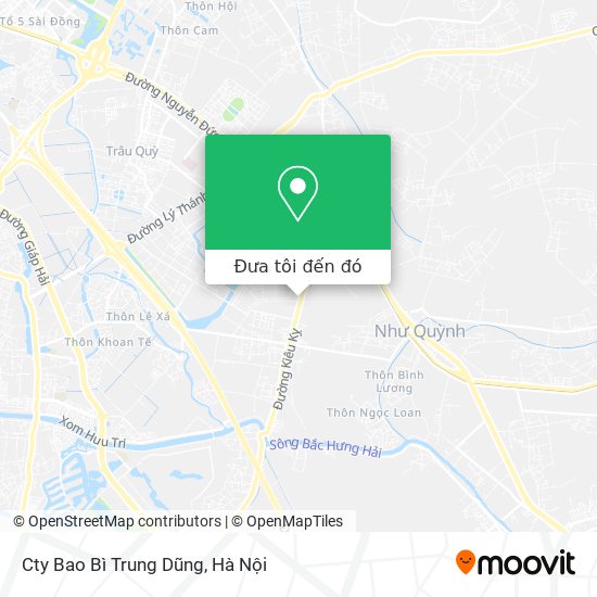 Bản đồ Cty Bao Bì Trung Dũng