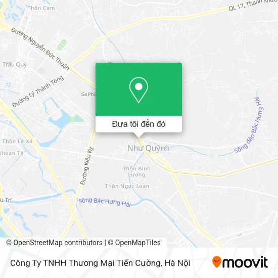 Bản đồ Công Ty TNHH Thương Mại Tiến Cường