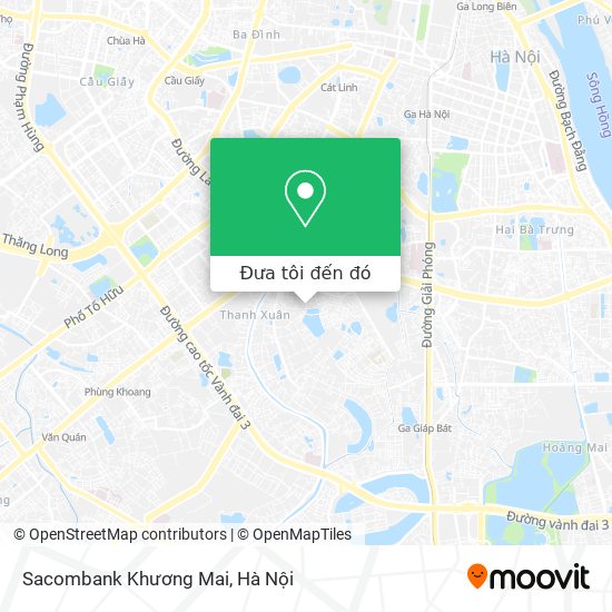 Bản đồ Sacombank Khương Mai