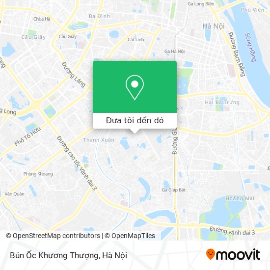 Bản đồ Bún Ốc Khương Thượng