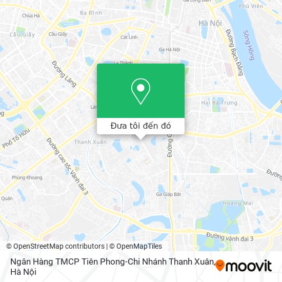 Bản đồ Ngân Hàng TMCP Tiên Phong-Chi Nhánh Thanh Xuân