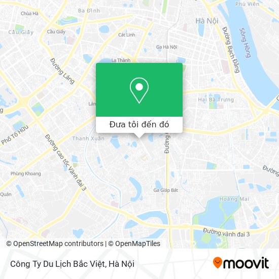 Bản đồ Công Ty Du Lịch Bắc Việt