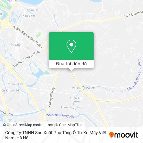 Bản đồ Công Ty TNHH Sản Xuất Phụ Tùng Ô Tô-Xe Máy Việt Nam