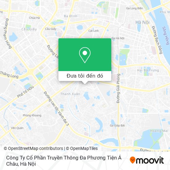 Bản đồ Công Ty Cổ Phần Truyền Thông Đa Phương Tiện Á Châu
