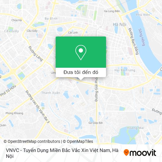 Bản đồ VNVC - Tuyển Dụng Miền Bắc Vắc Xin Việt Nam