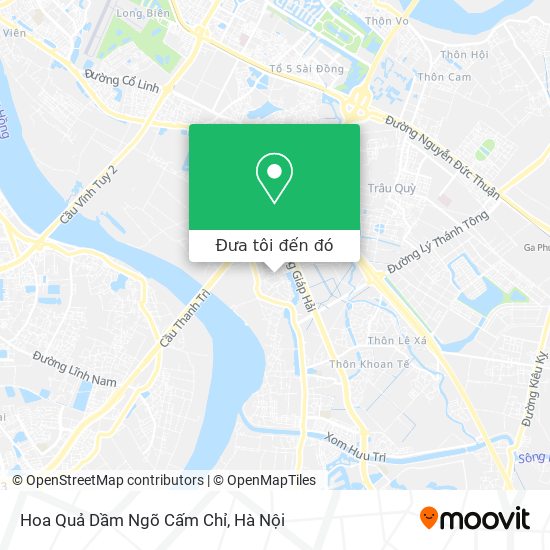 Bản đồ Hoa Quả Dầm Ngõ Cấm Chỉ
