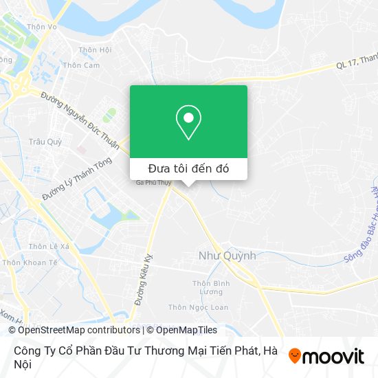 Bản đồ Công Ty Cổ Phần Đầu Tư Thương Mại Tiến Phát