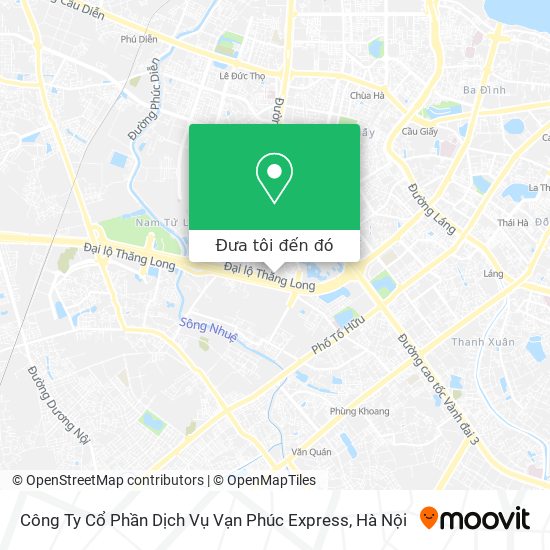 Bản đồ Công Ty Cổ Phần Dịch Vụ Vạn Phúc Express