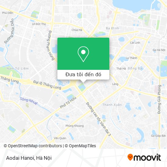 Bản đồ Aodai Hanoi