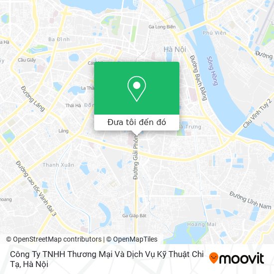Bản đồ Công Ty TNHH Thương Mại Và Dịch Vụ Kỹ Thuật Chi Tạ