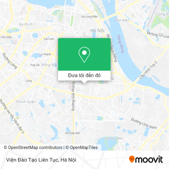 Bản đồ Viện Đào Tạo Liên Tục