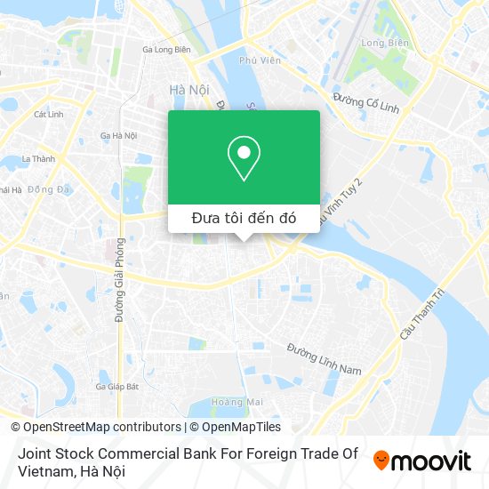 Bản đồ Joint Stock Commercial Bank For Foreign Trade Of Vietnam