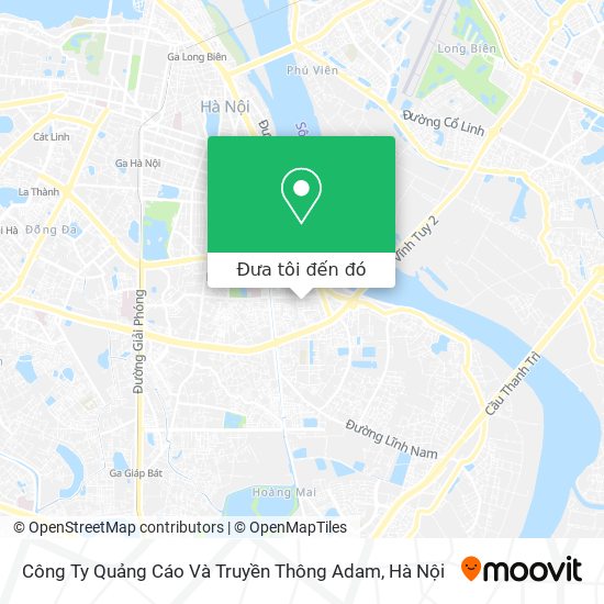 Bản đồ Công Ty Quảng Cáo Và Truyền Thông Adam