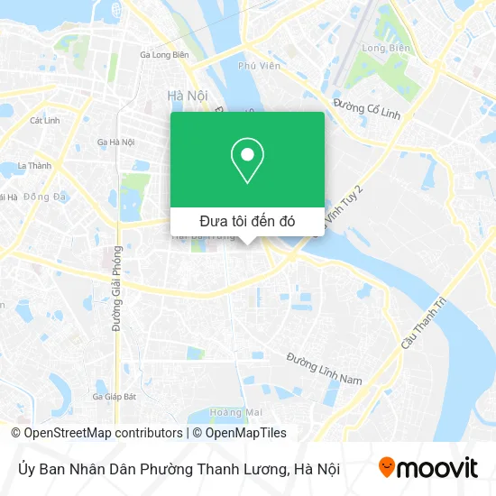 Bản đồ Ủy Ban Nhân Dân Phường Thanh Lương