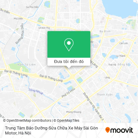 Bản đồ Trung Tâm Bảo Dưỡng-Sửa Chữa Xe Máy Sài Gòn Motor