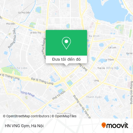 Bản đồ HN VNG Gym