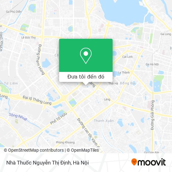 Bản đồ Nhà Thuốc Nguyễn Thị Định
