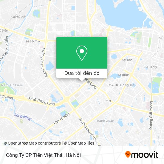 Bản đồ Công Ty CP Tiến Việt Thái