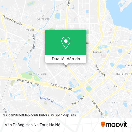 Bản đồ Văn Phòng Han Na Tour