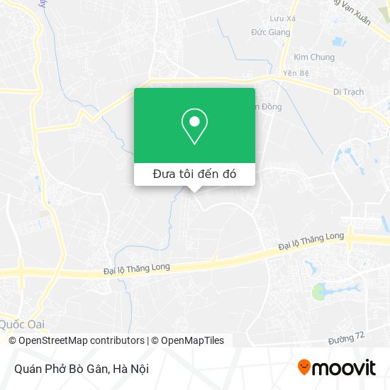 Bản đồ Quán Phở Bò Gân