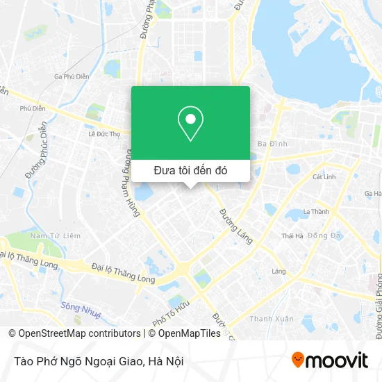 Bản đồ Tào Phớ Ngõ Ngoại Giao