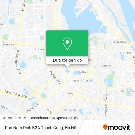 Bản đồ Pho Nam Dinh B2A Thanh Cong