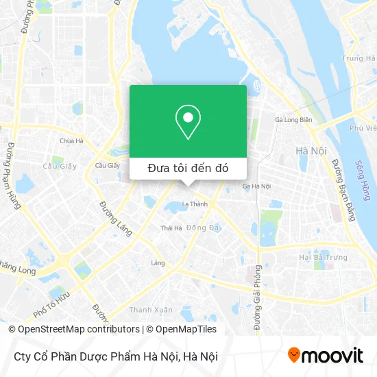 Bản đồ Cty Cổ Phần Dược Phẩm Hà Nội