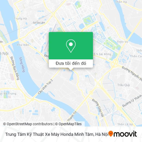 Bản đồ Trung Tâm Kỹ Thuật Xe Máy Honda Minh Tâm