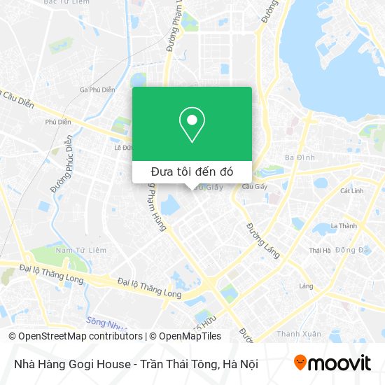 Bản đồ Nhà Hàng Gogi House - Trần Thái Tông