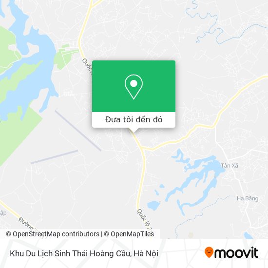 Bản đồ Khu Du Lịch Sinh Thái Hoàng Cầu