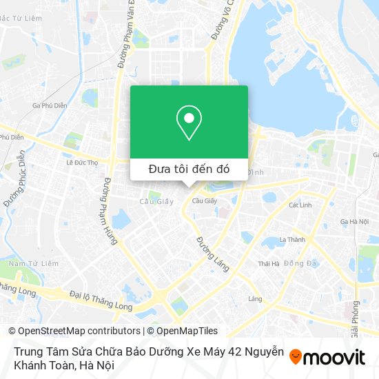 Bản đồ Trung Tâm Sửa Chữa Bảo Dưỡng Xe Máy 42 Nguyễn Khánh Toàn