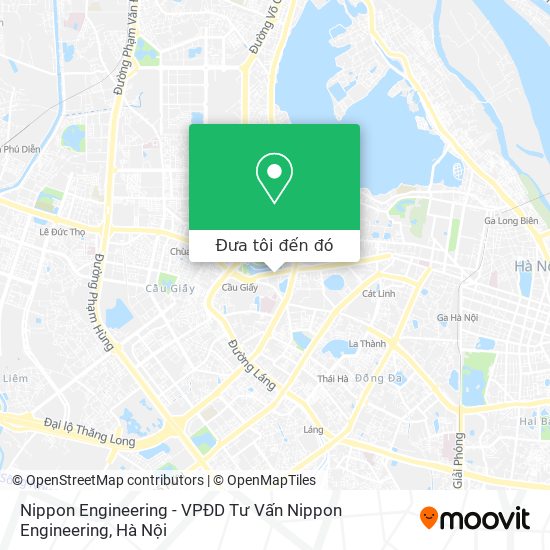 Bản đồ Nippon Engineering - VPĐD Tư Vấn Nippon Engineering