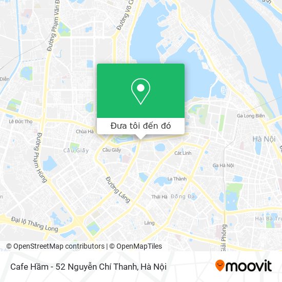 Bản đồ Cafe Hầm - 52 Nguyễn Chí Thanh