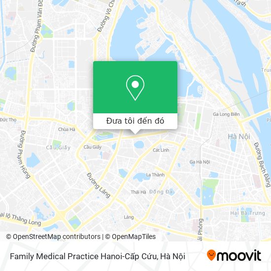 Bản đồ Family Medical Practice Hanoi-Cấp Cứu