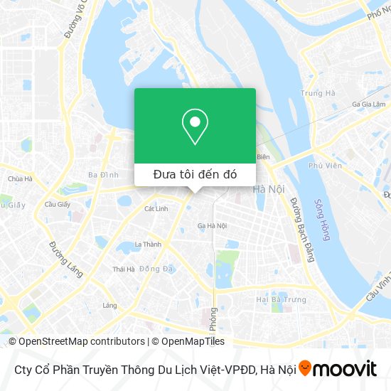 Bản đồ Cty Cổ Phần Truyền Thông Du Lịch Việt-VPĐD