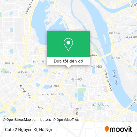Bản đồ Cafe 2 Nguyen XI
