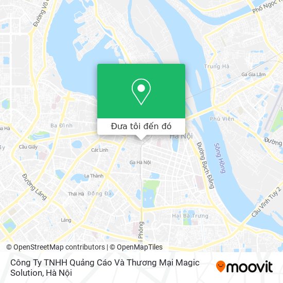 Bản đồ Công Ty TNHH Quảng Cáo Và Thương Mại Magic Solution