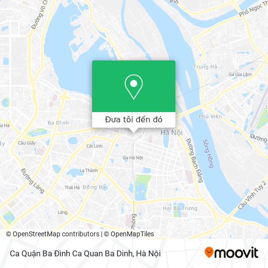 Bản đồ Ca Quận Ba Đình Ca Quan Ba Dinh