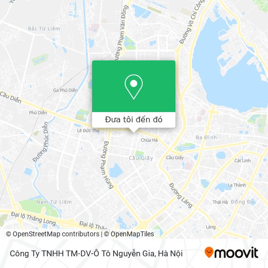 Bản đồ Công Ty TNHH TM-DV-Ô Tô Nguyễn Gia