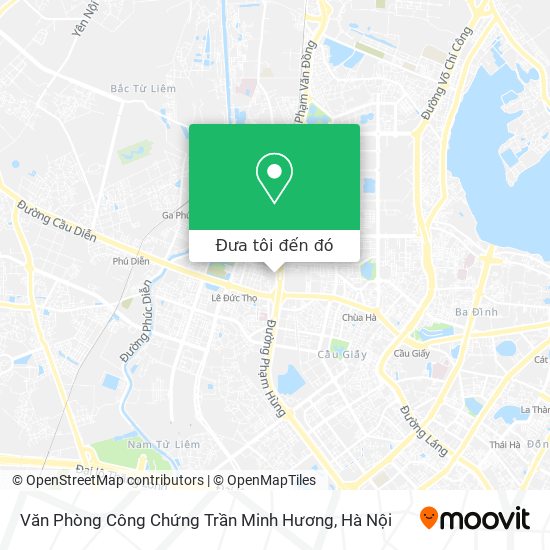 Bản đồ Văn Phòng Công Chứng Trần Minh Hương