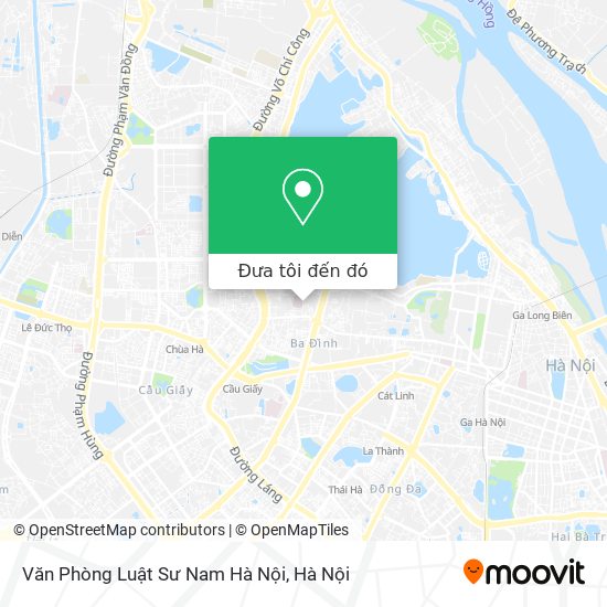 Bản đồ Văn Phòng Luật Sư Nam Hà Nội