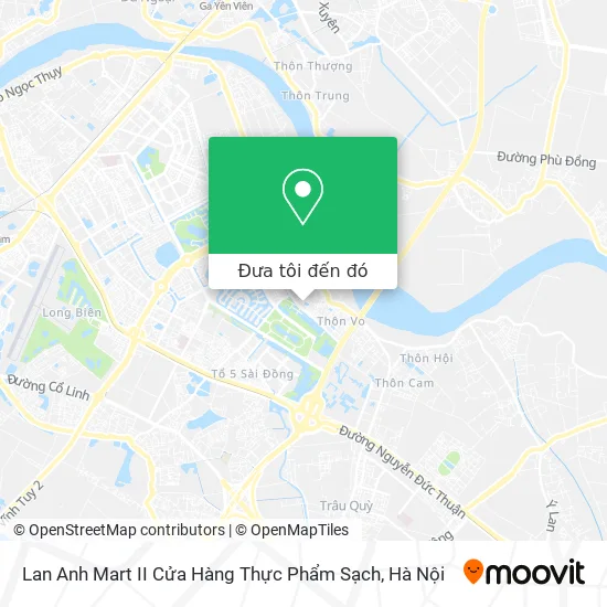 Bản đồ Lan Anh Mart II Cửa Hàng Thực Phẩm Sạch
