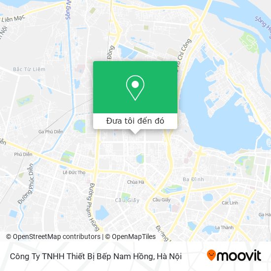 Bản đồ Công Ty TNHH Thiết Bị Bếp Nam Hồng