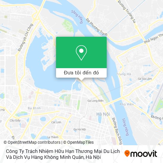 Bản đồ Công Ty Trách Nhiệm Hữu Hạn Thương Mại Du Lịch Và Dịch Vụ Hàng Không Minh Quân