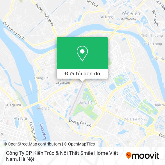 Bản đồ Công Ty CP Kiến Trúc & Nội Thất Smile Home Việt Nam