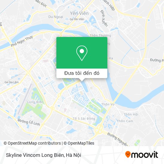 Bản đồ Skyline Vincom Long Biên